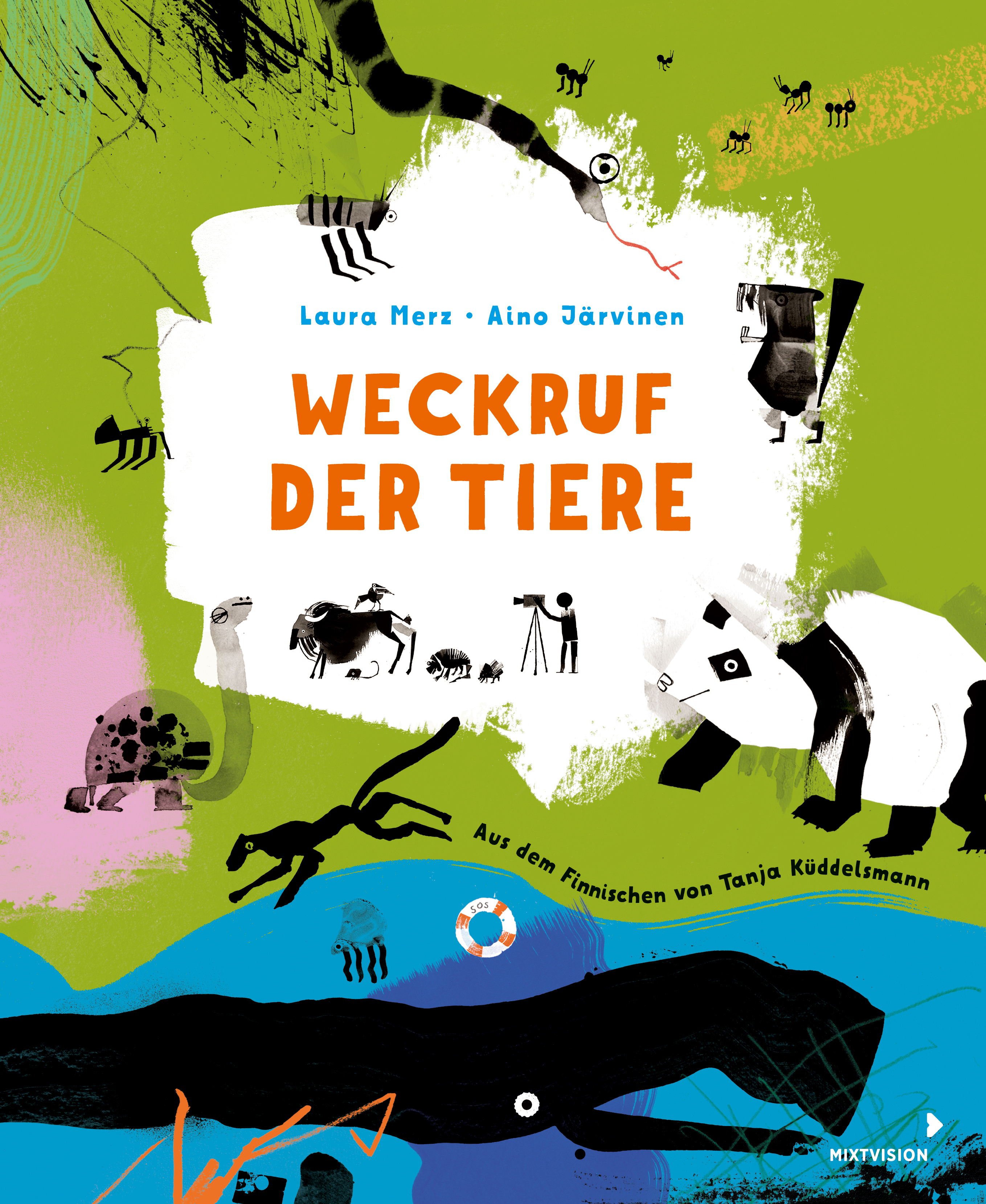 Buchcover: "Weckruf der Tiere", Mixtvision