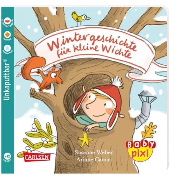 Buchcover "Wintergeschichte für kleine Wichtel", Carlsen (Baby Pixi) 