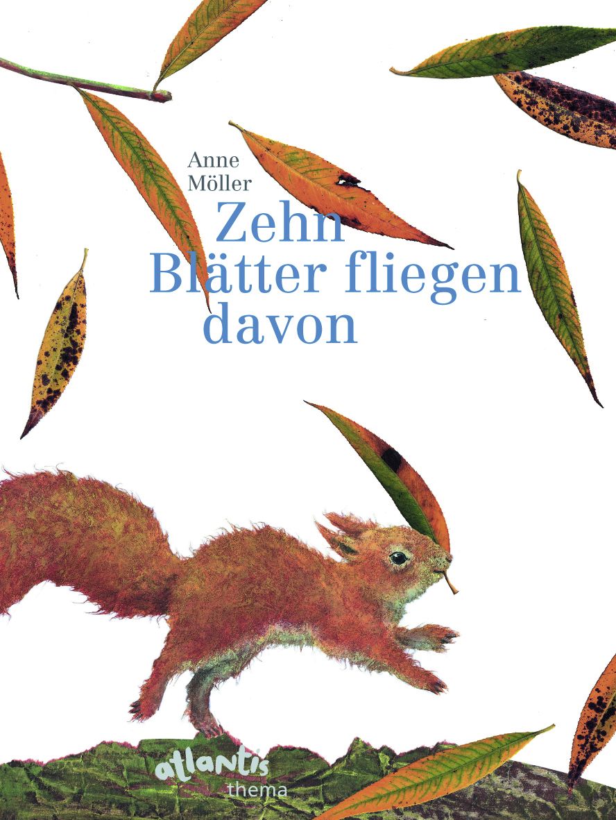 Buchcover "Zehn Blätter fliegen davon", atlantis