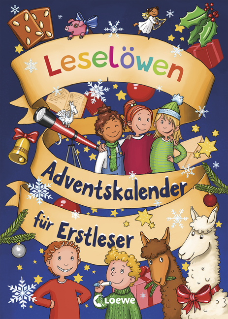 Buchcover "Leselöwen Adventskalender für Erleser", Loewe
