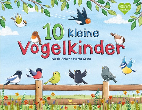 Buchcover "10 kleine Vogelkinder", Magellan 