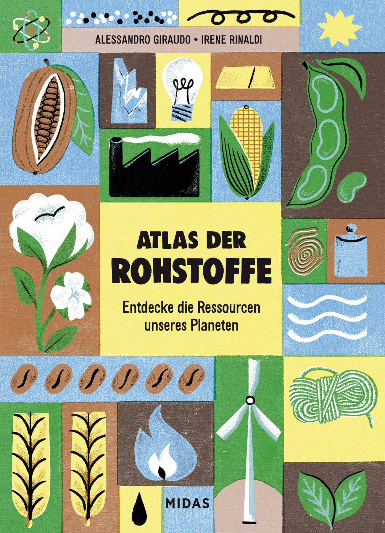 Buchcover "Atlas der Rohstoffe" , Midas 