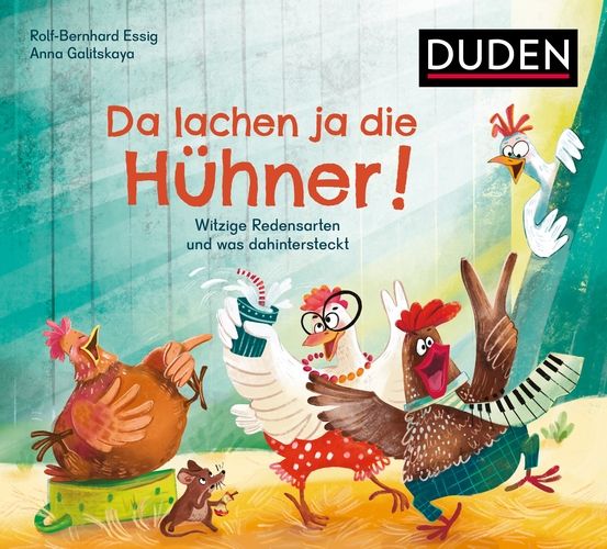 Buchcover "Da lachen ja die Hühner", Duden 