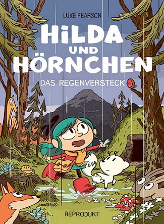 Buchcover "Hilda und Hörnchen - Das Regenversteck", Reprodukt 