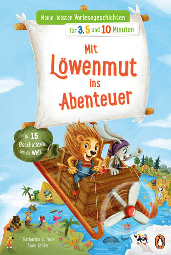 Buchcover "Mit Löwenmut ins Abenteuer", Penguin 