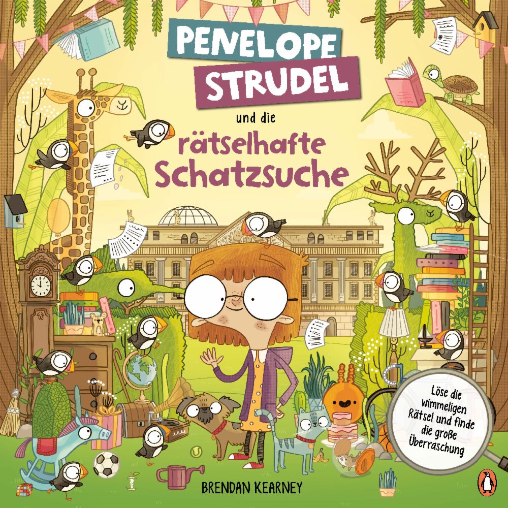 Buchcover "Penelope Strudel und die rätselhafte Schatzsuche", Penguin Junior 