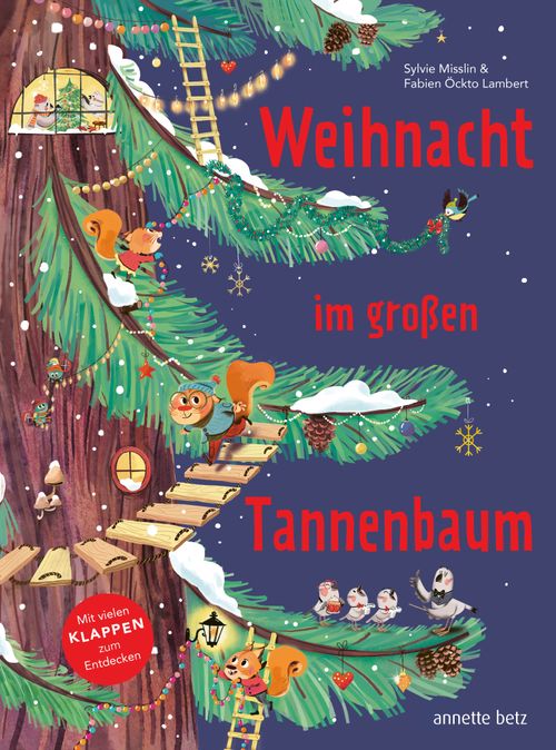 Buchcover "Weihnacht im großen Tannenbaum", Annette Betz