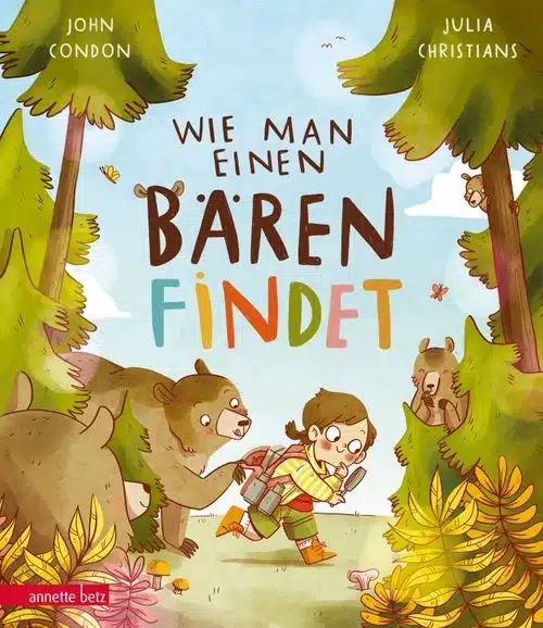 Cover; Wie man einen Bären findet; Annette Betz