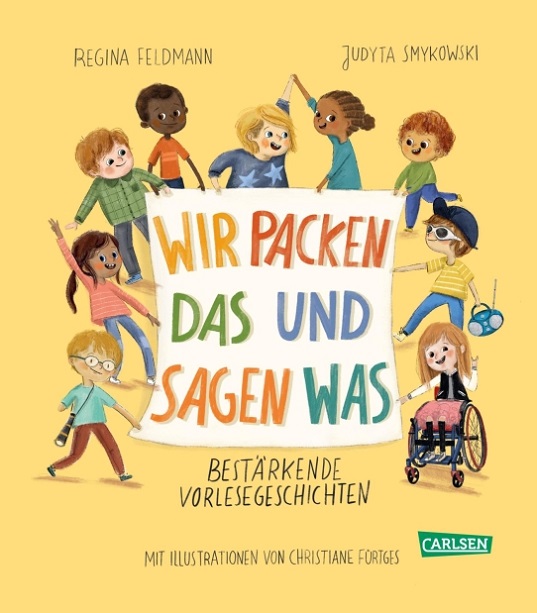 Buchcover "Wir packen das und sagen was", Carlsen 