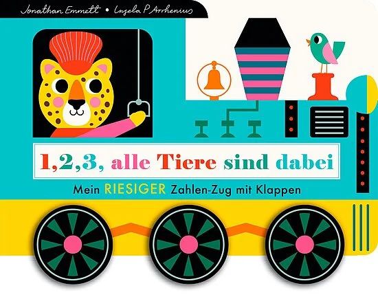 Buchcover "1,2,3, alle Tiere sind dabei", Thienemann 