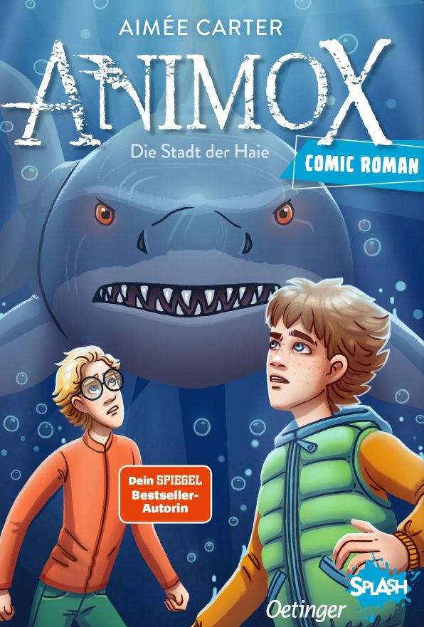 Buchcover "Animox - die Stadt der Haie", Oetinger 