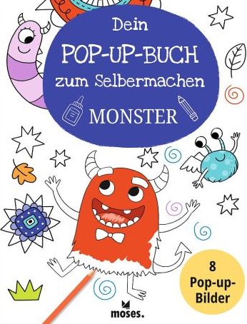 Buchcover "Dein Pop Up Buch zum Selbermachen", Moses 