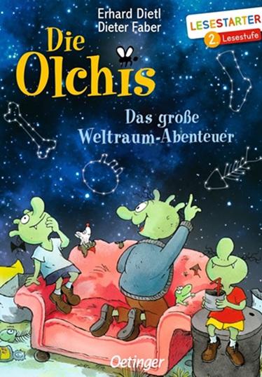 Buchcover "Die Olchis: Das große Weltraum-Abenteuer", Oetinger