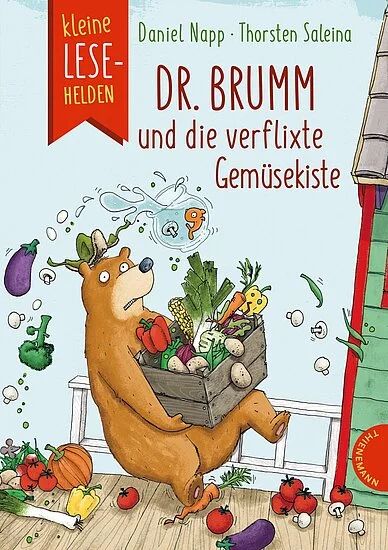 Buchcover "Dr. Brumm und die verflixte Gemüsekette", Thienemann 