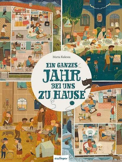 Buchcover "Ein ganzes Jahr bei uns zu Hause", Esslinger