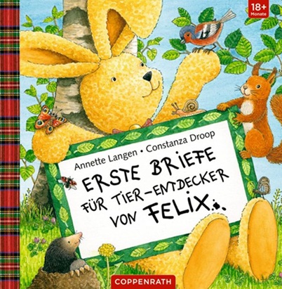 Buchcover "Erste Briefe für Tier-Entdecker von Felix", Coppenrath 