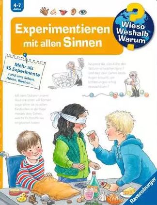 Buchcover "Experimentieren mit allen Sinnen", Ravensburger 