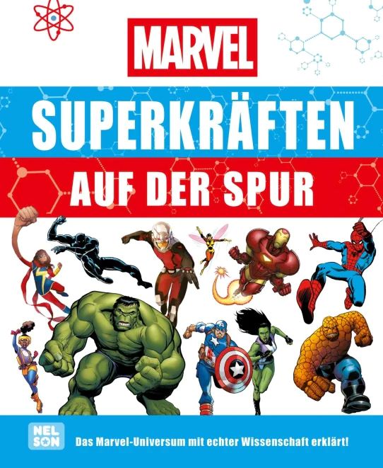 Buchcover "Marvel: Superkräften auf der Spur", Nelson 