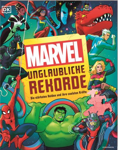 Buchcover "Marvel - Unglaubliche Rekorde", Dorling Kindersley