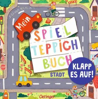 Buchcover "Mein Spielteppichbuch: Stadt", Oetinger 