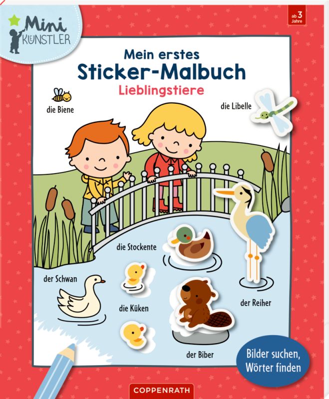 Buchcover "Mein erstes Sticker Malbuch", Coppenrath 