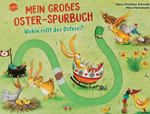 Buchcover "Mein großes Oster-Spurbuch", Arena