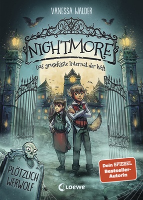 Buchcover "Nightmore - das gruseligste Internat der Welt", Loewe 