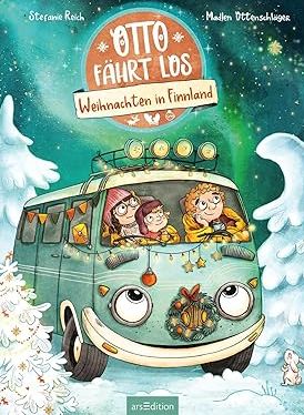 Buchcover "Otto fährt los - Weihnachten in Finnland", arsEdition