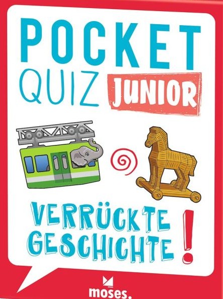 Spielcover "Pocket Quiz Junior: Verrückte Geschichte!", Moses