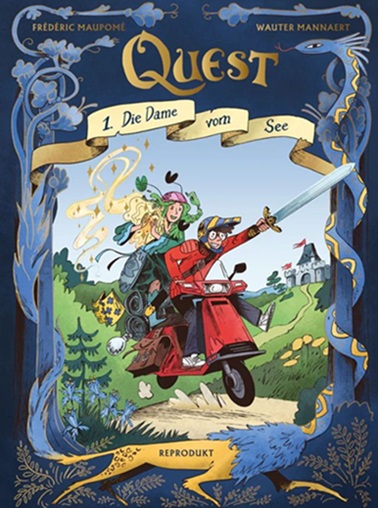 Buchcover "Quast - Die Dame vom See", Reprodukt 
