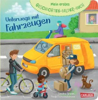 Buchcover "Unterwegs mit Fahrzeugen", Carlsen 