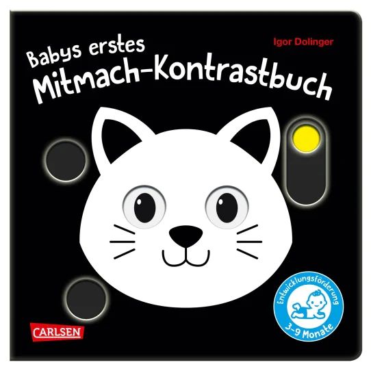Buchcover "Babys erstes Mitmach-Kontrastbuch", Carlsen