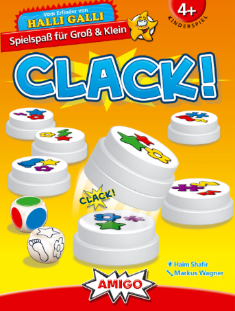 Spielcover "Clack!", Amigo