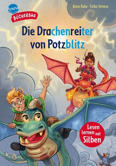Buchcover "Die Drachenreiter von Potzblitz", Arena 