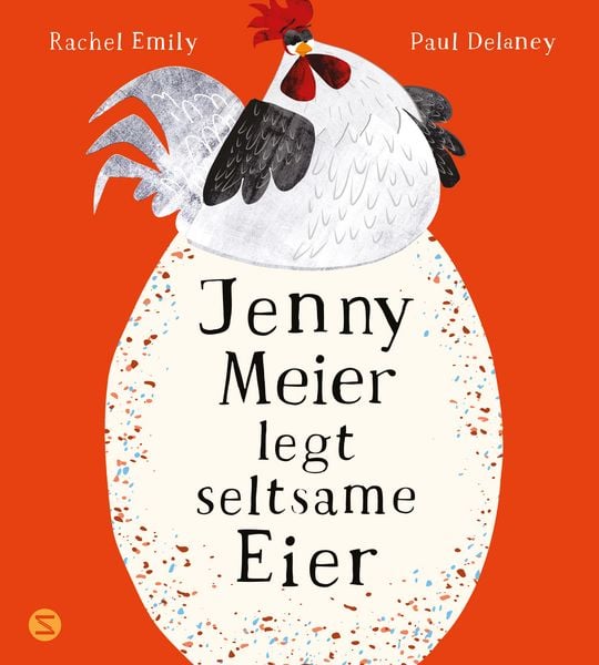 Cover, Jenny Meier legt seltsame Eier, Schneiderbuch