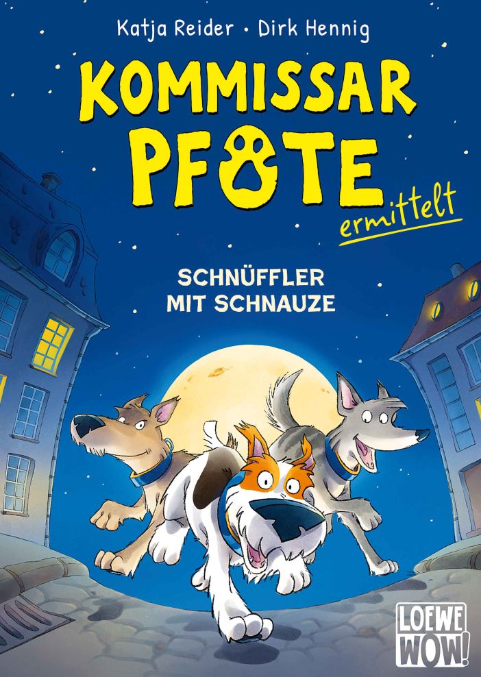 Buchcover "Kommissar Pfote: Schnüffler mit Schnauze", Loewe Wow