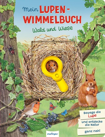 Buchcover "Mein Lupenwimmelbuch: Wald und Wiese", Esslinger 