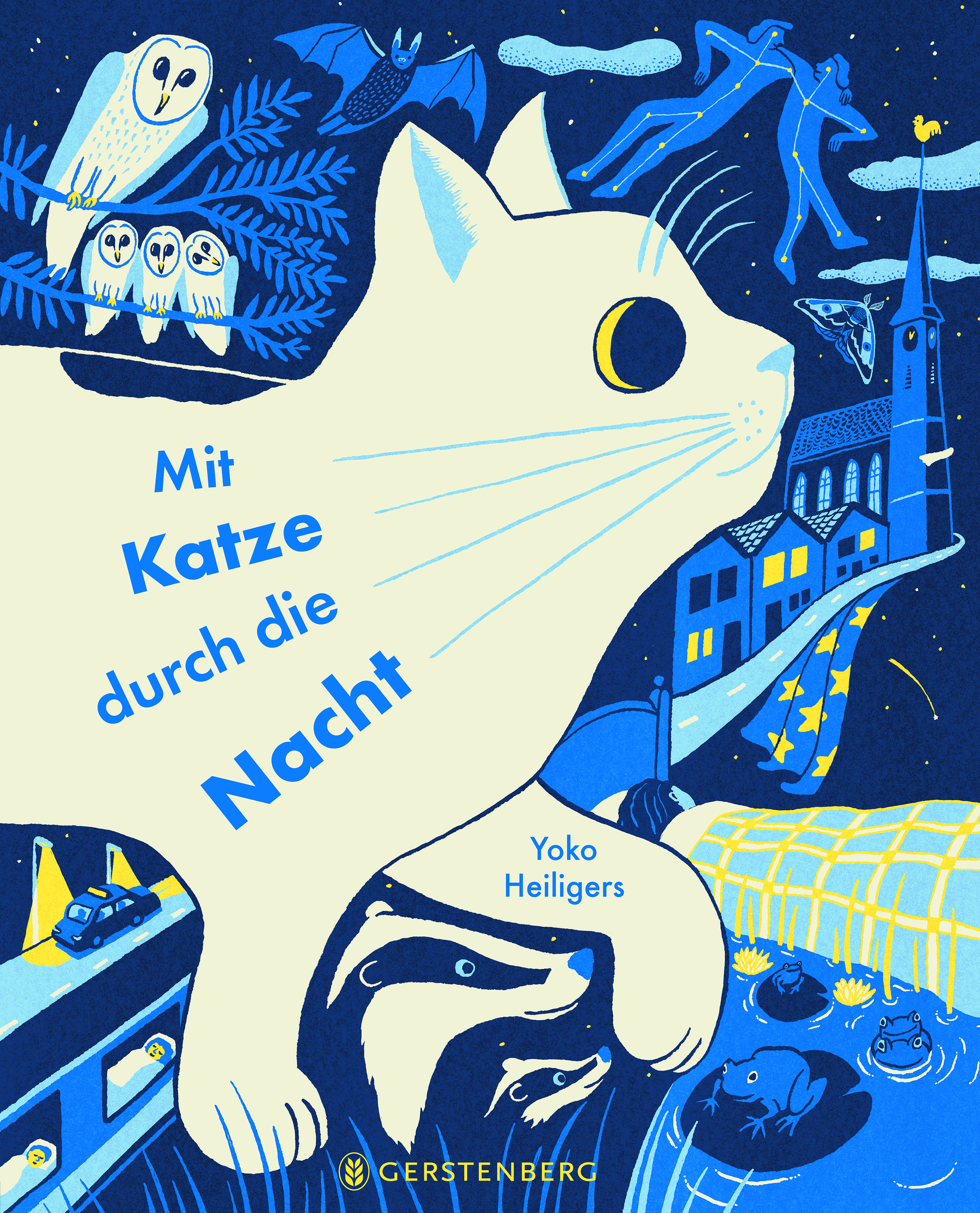Buchcover "Mit Katze durch die Nacht", Gerstenberg