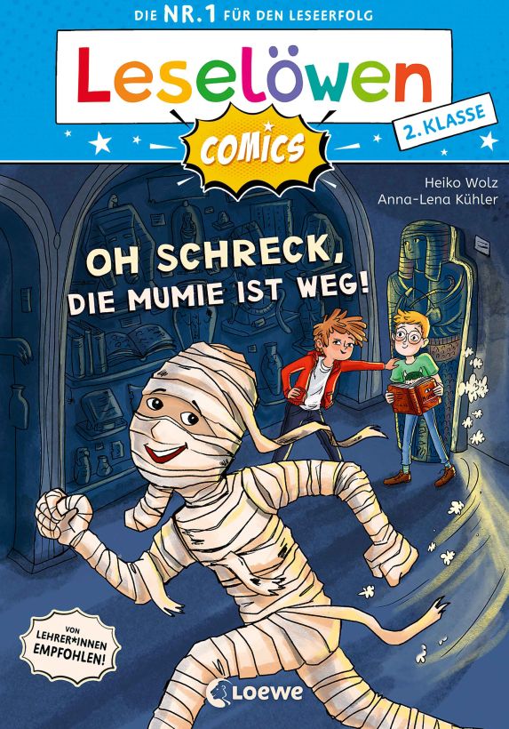 Buchcover "Oh Schreck, die Mumie ist weg", Loewe Comics 