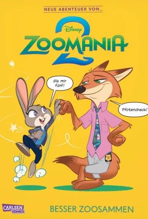 Buchcover "Zoomania 2", Carlsen 