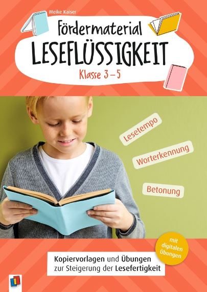 Buchcover "Fördermaterial Leseflüssigkeit", Verlag an der Ruhr