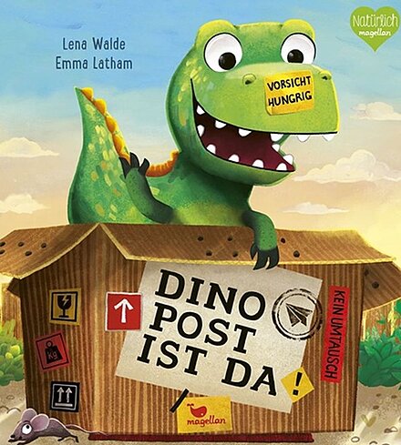 Buchcover "Dinopost ist da", Magellan 