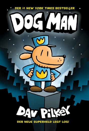 Buchcover "dog man 1"