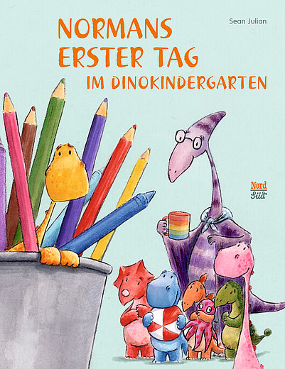 Buchcover "Normans erster Tag im Dinokindergarten", NordSüd