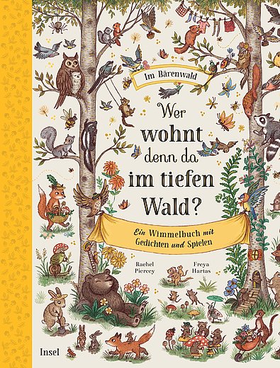 Buchcover "Wer wohnt denn da im tiefen Wald?", Insel