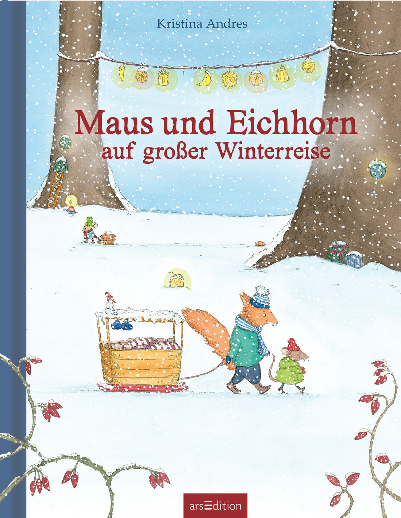 Buchcover "Maus und Eichhorn auf großer Winterreise", arsEdition