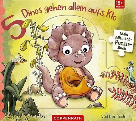 Buchcover "5 Dinos gehen allein aufs Klo", Coppenrath
