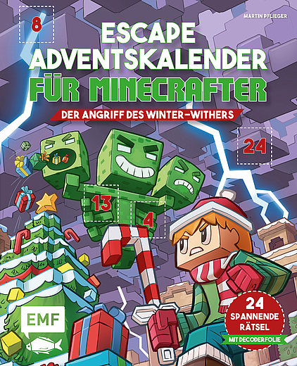 Buchcover "Escape Adventskalender für Minecrafter", EMF