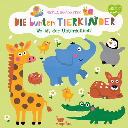 Buchcover "Die bunten Tierkinder - Wo ist der Unterschied?"