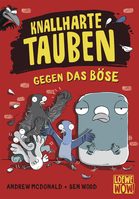 Buchcover "Knallharte Tauben gegen das Böse"